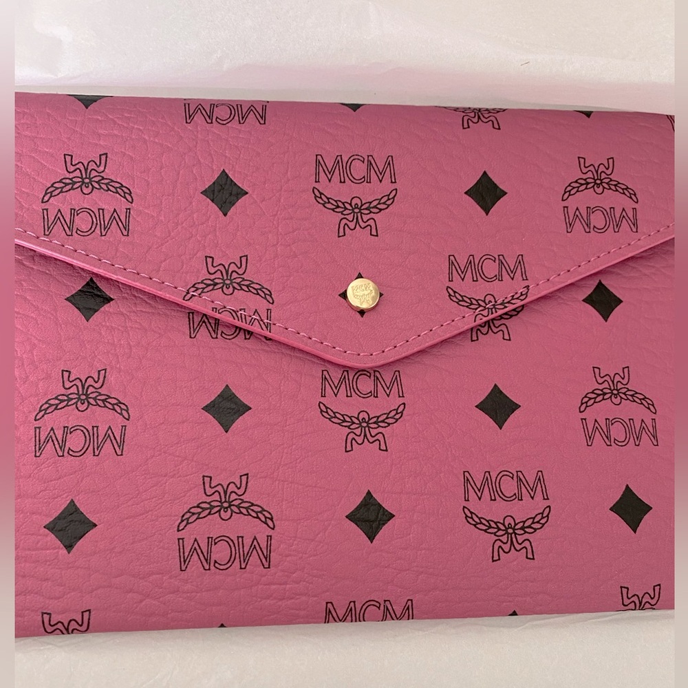 MCM Envelope Pouch / Clutch Novelty / VIP / GWP Korea - Picture 4 of 12